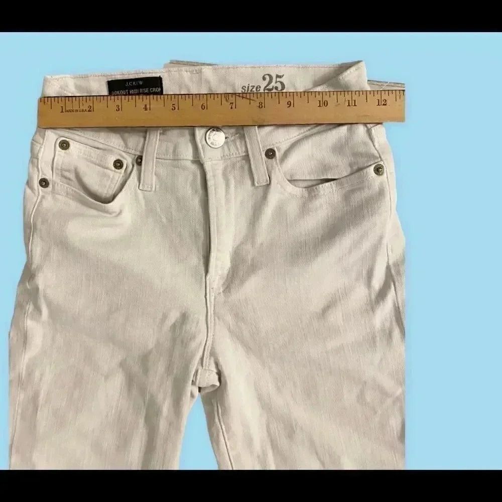 J. CREW Lookout High Rise Crop Jeans - Picture 5 of 7